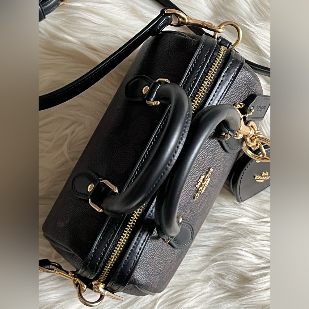 💰SOLD - CCL59 - Coach Mini Rowan Crossbody Bag in Signature Canvas Gift Set - Picture 10 of 14